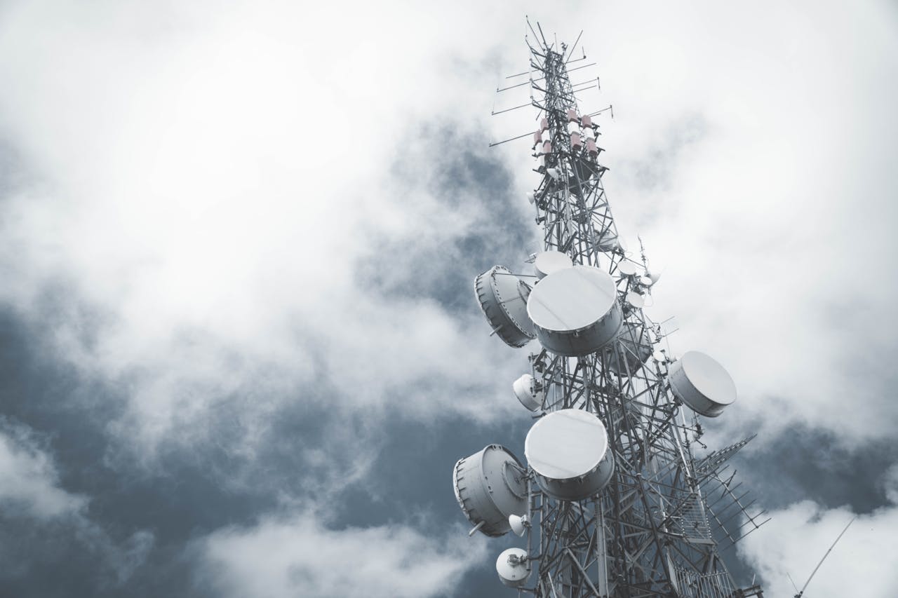 Network infrastructure illustration